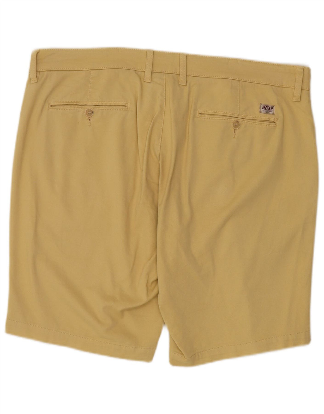 RIFLE Short Chino Homme W40 XL Jaune Coton