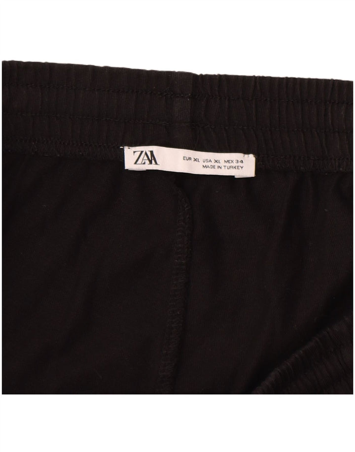ZARA Short Cargo Homme XL W34 Noir