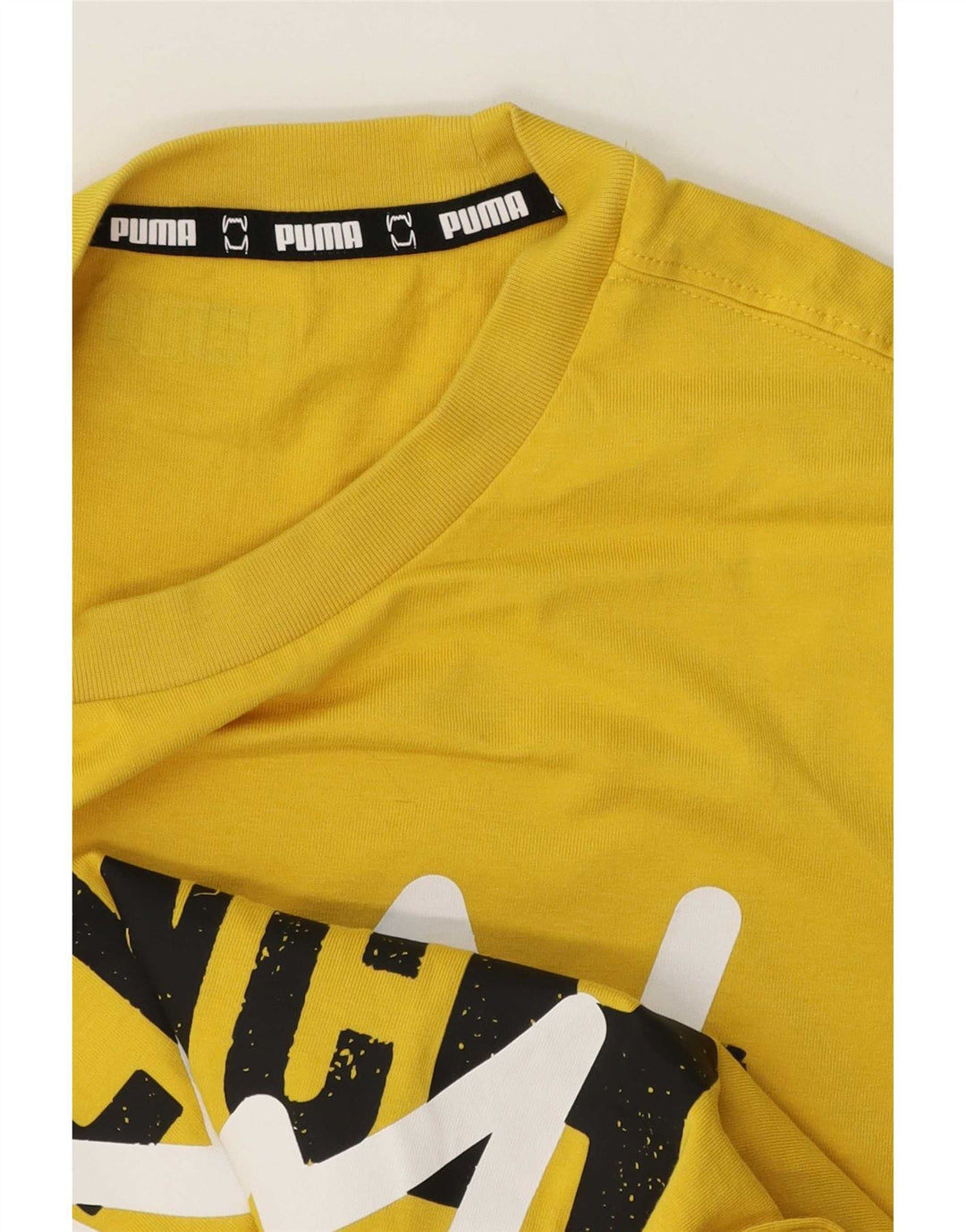Puma T-Shirt Don't Flinch Regular Graphic Homme Petit Jaune