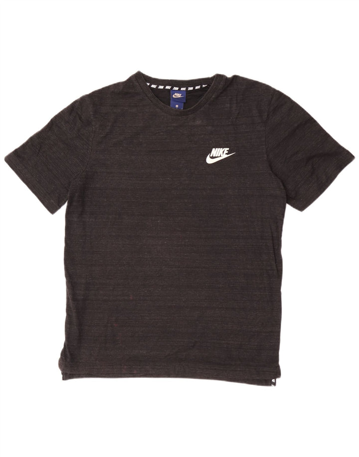 Nike T-Shirt Homme Gris Moyen Moucheté Coton