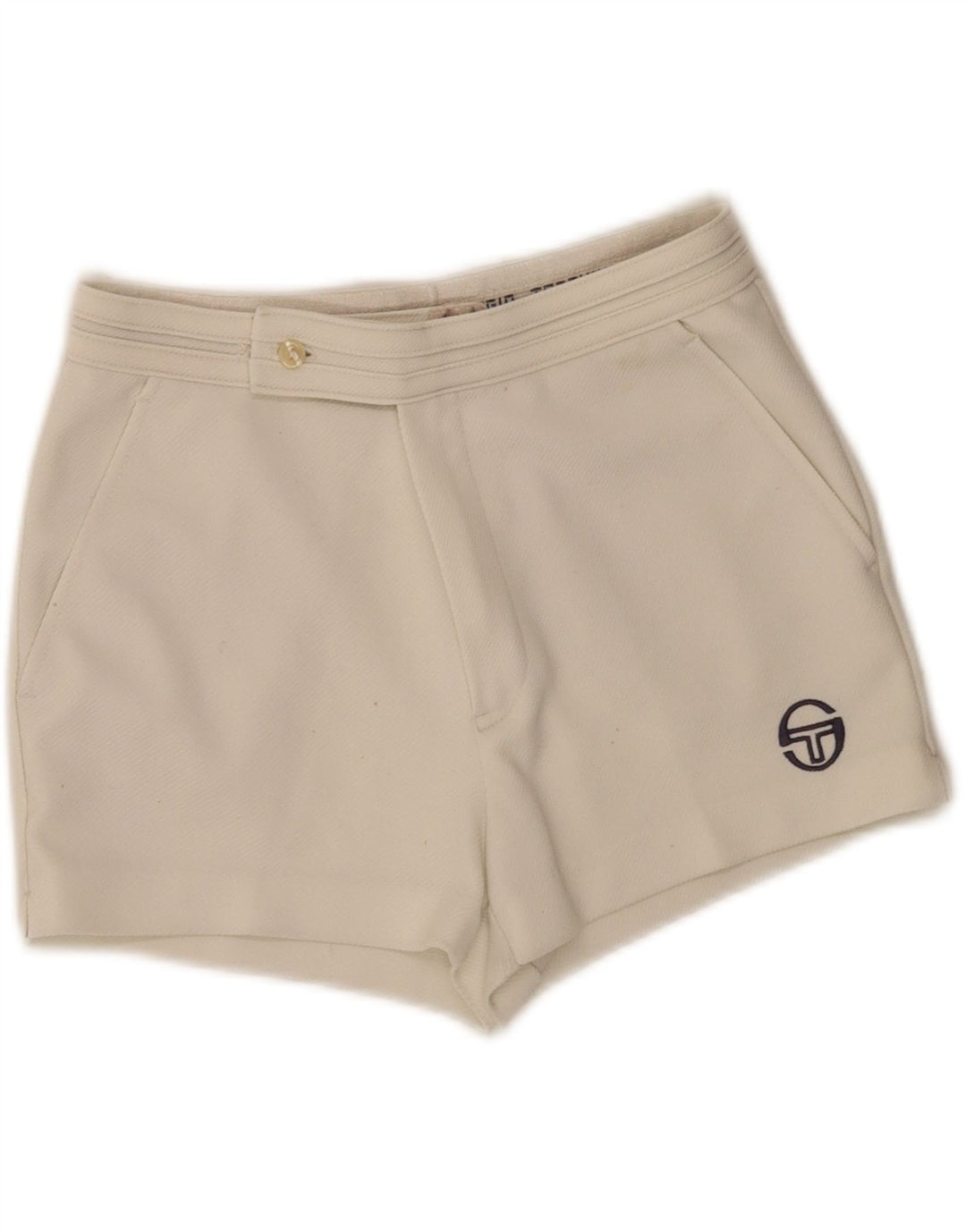 Sergio Tacchini Short Chino Femme IT 42 Medium W26 Blanc