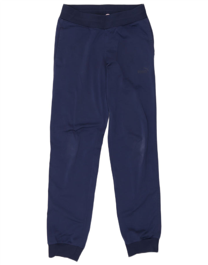 PUMA Pantalon de survêtement pour femme UK 10 Small Bleu marine Polyester