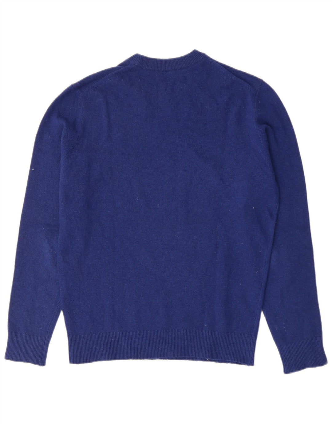 ZARA Pull surdimensionné à col rond pour femme UK 10 Petit Bleu marine