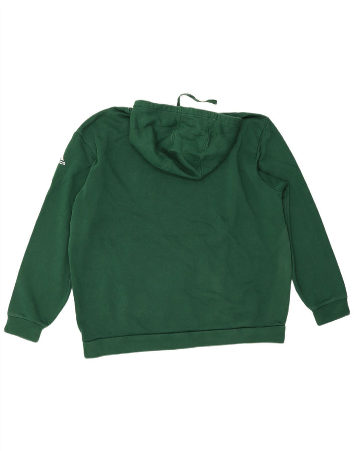 ADIDAS Pull à capuche graphique Baseball pour homme XL en coton vert