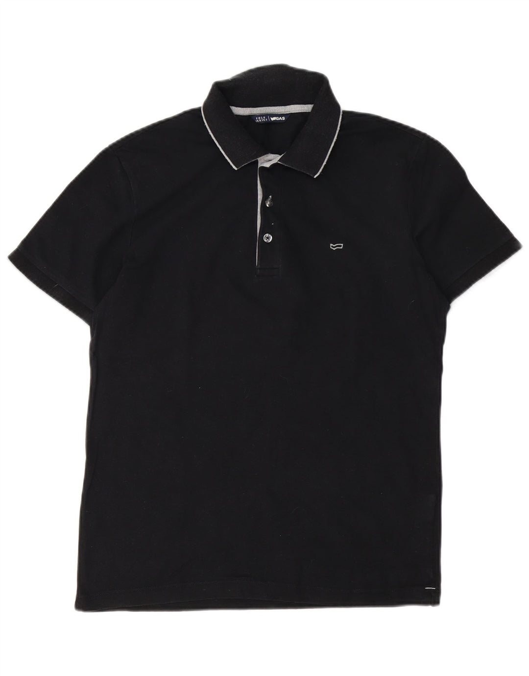 Gas Polo Homme Grand Noir Coton