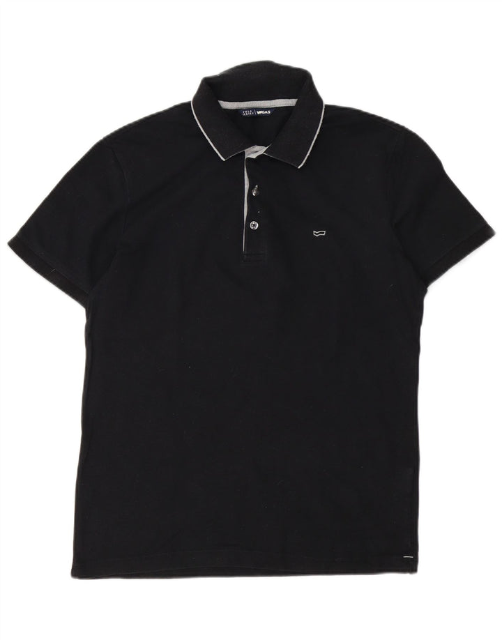 Gas Polo Homme Grand Noir Coton