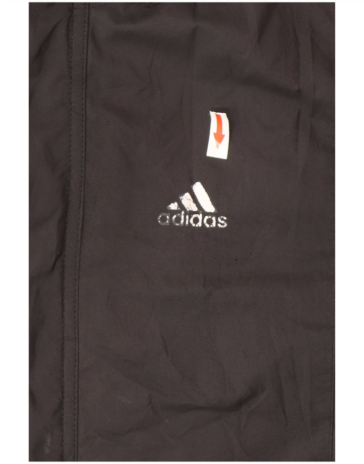 Adidas Manteau Coupe-Vent Graphique Garçon 13-14 Ans Noir Polyamide