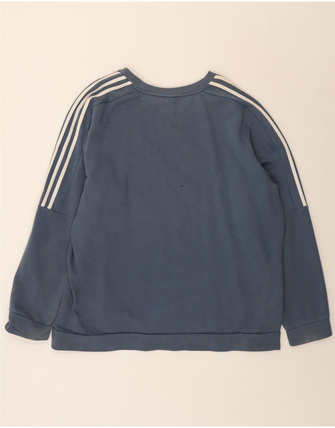 Adidas Sweat-shirt pour homme en coton bleu 2XL