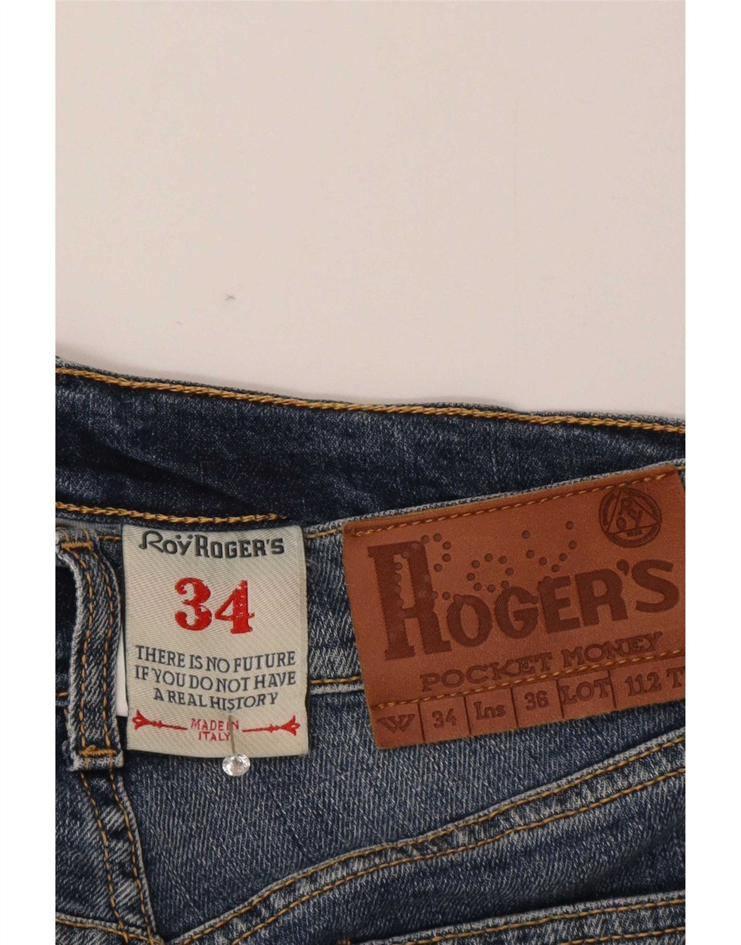 Roy Rogers Jean droit homme W34 L32 bleu coton