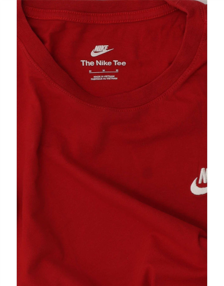 Nike T-Shirt Homme Rouge Moyen Coton
