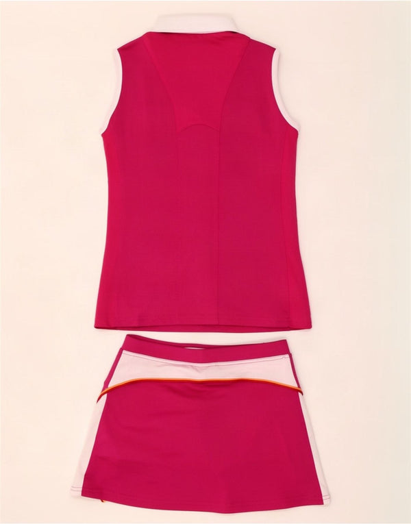 Ellesse Ensemble 2 pièces sans manches pour fille 12-13 ans Rose Colorblock Polyester