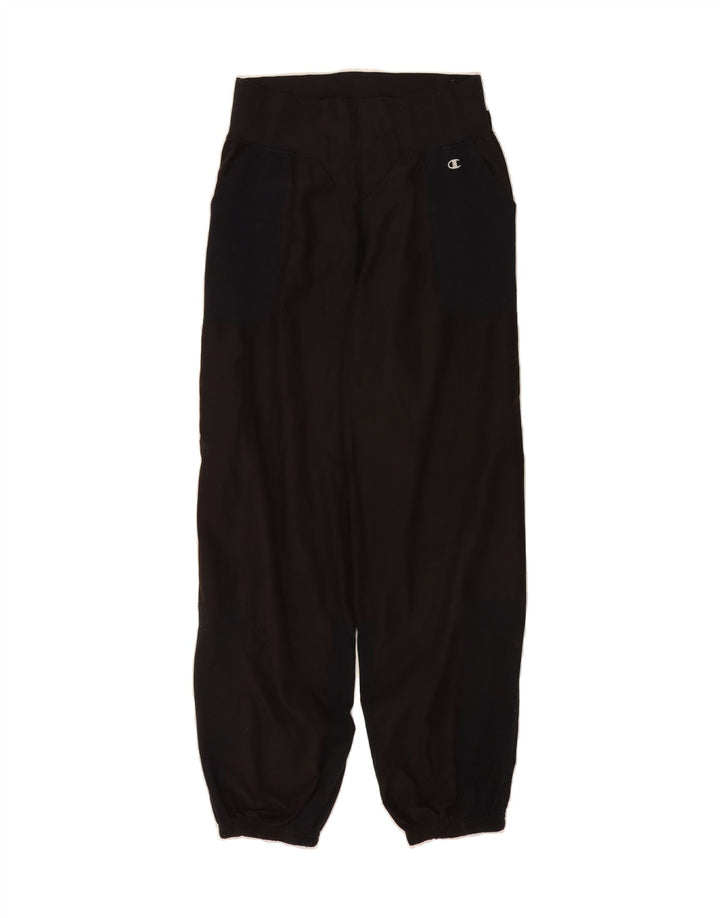 CHAMPION Mens Tracksuit Trousers Joggers Medium Black Polyester Vintage Champion and Second-Hand Champion from Messina Hembry 