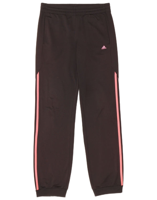 Adidas Pantalon de Survêtement Fille 14-15 ans Noir Polyester