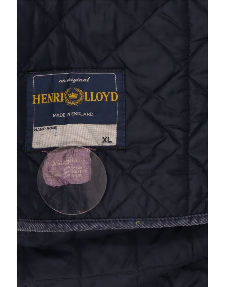Henri Lloyd Veste matelassée pour homme UK 42 XL Bleu marine Nylon