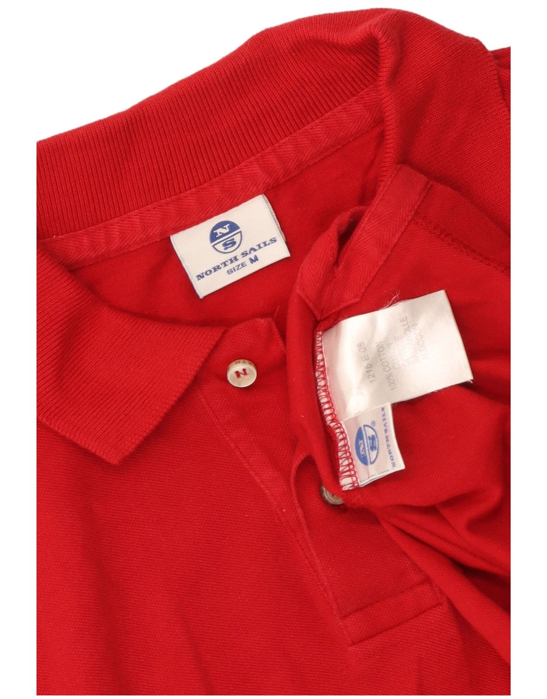 North Sails Polo Homme Rouge Moyen Coton