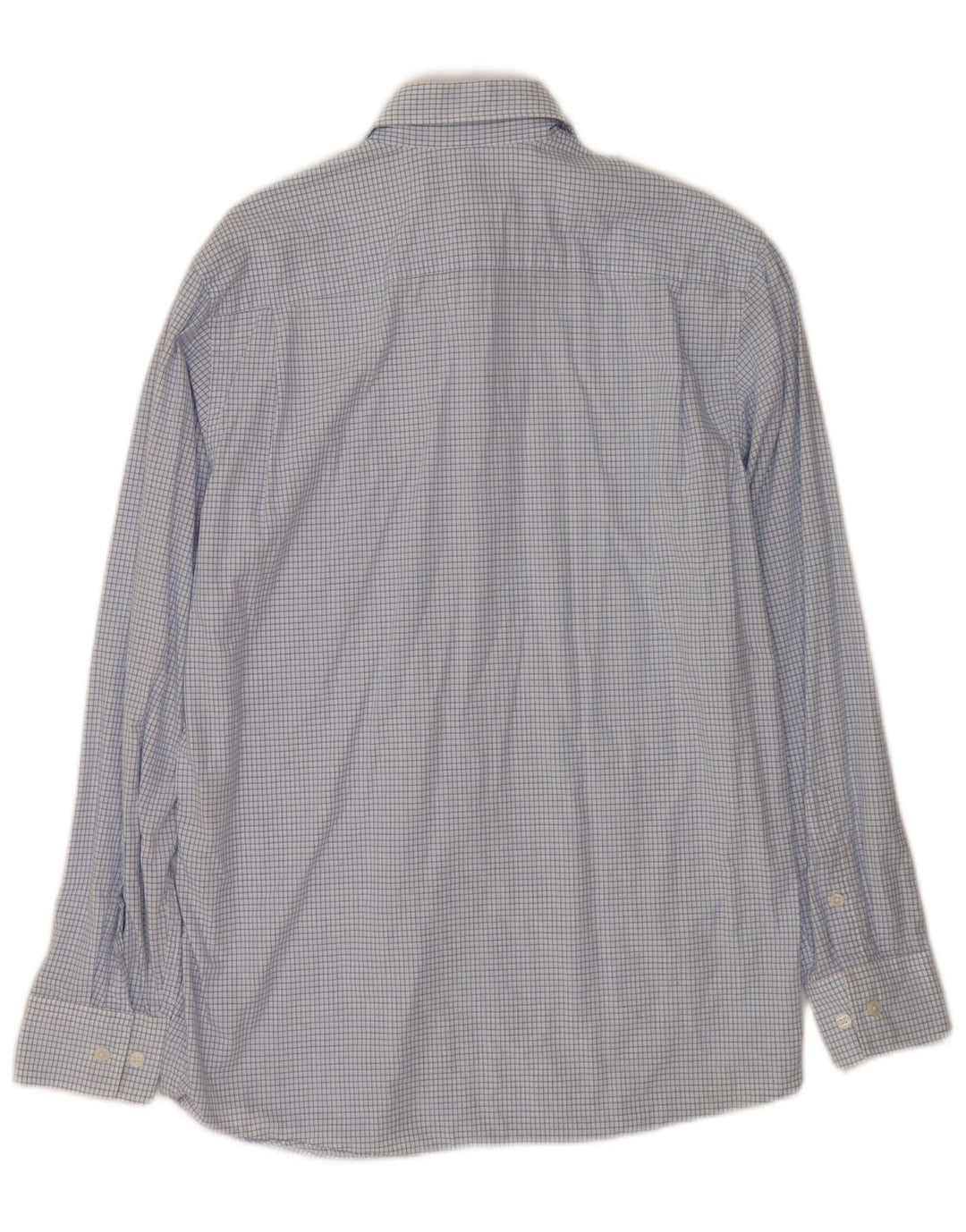 Dkny Chemise Homme Petit Carreau Bleu Coton