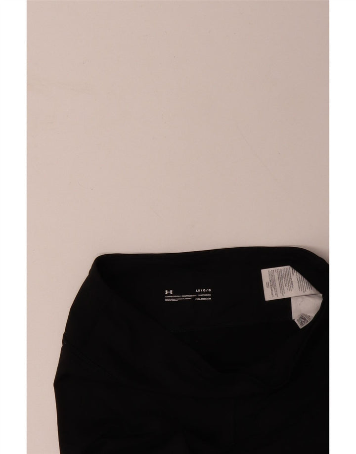 UNDER ARMOUR Legging Cold Gear Femme UK 44 Large Noir Polyester