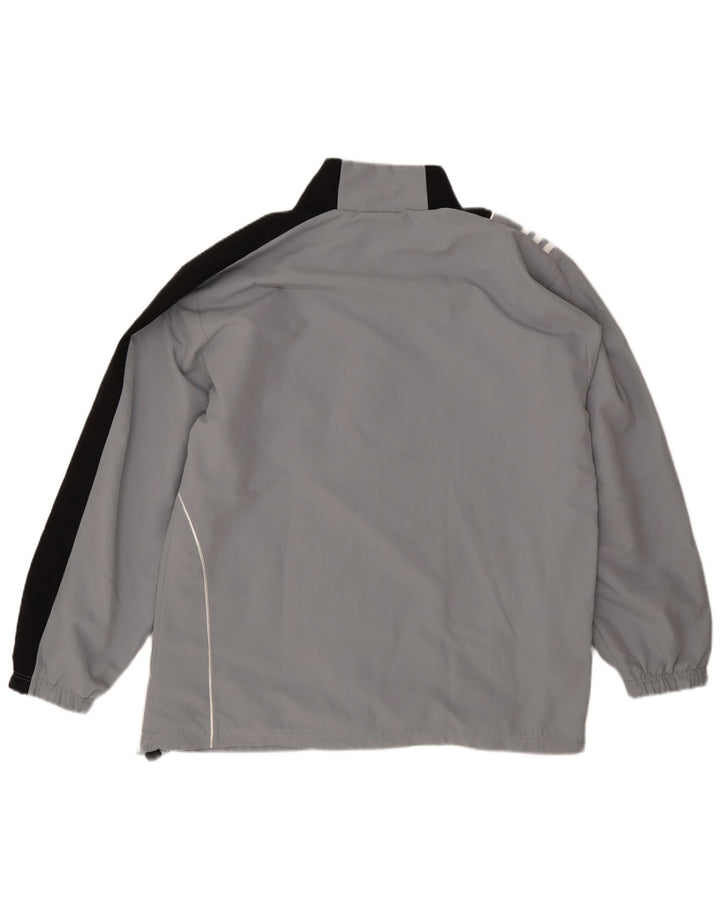 Adidas Veste de survêtement pour homme UK 48/50 XL Gris Colorblock Polyester