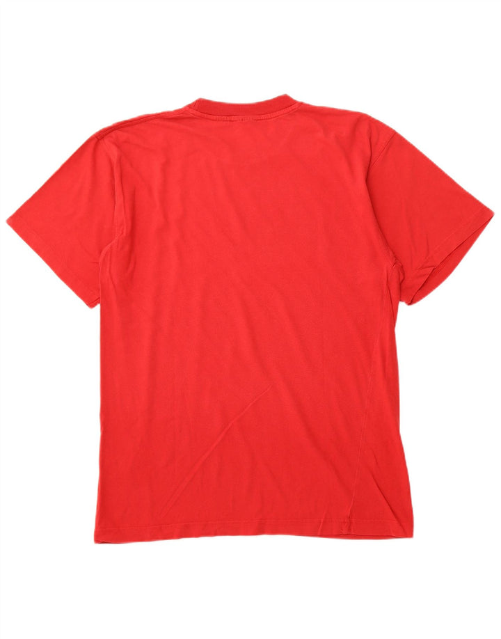 FILA T-Shirt Graphique Homme Rouge Moyen Coton