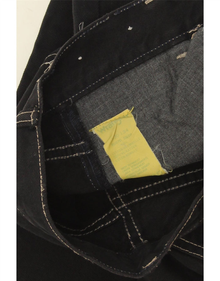 Wrangler Jean droit homme W34 L34 coton noir