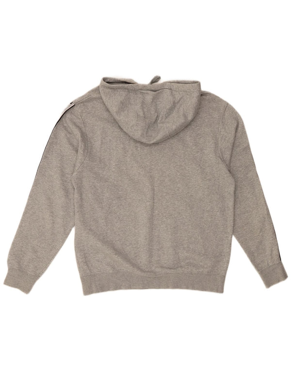 Nike Pull à capuche graphique en coton moucheté gris moyen pour homme