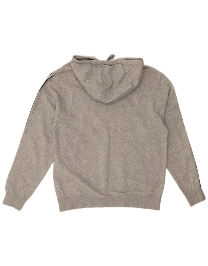 Nike Pull à capuche graphique en coton moucheté gris moyen pour homme