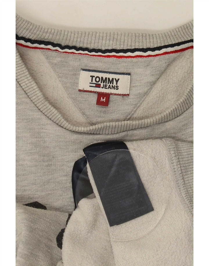Tommy Hilfiger Sweat-Shirt Graphique Homme Gris Moyen Coton