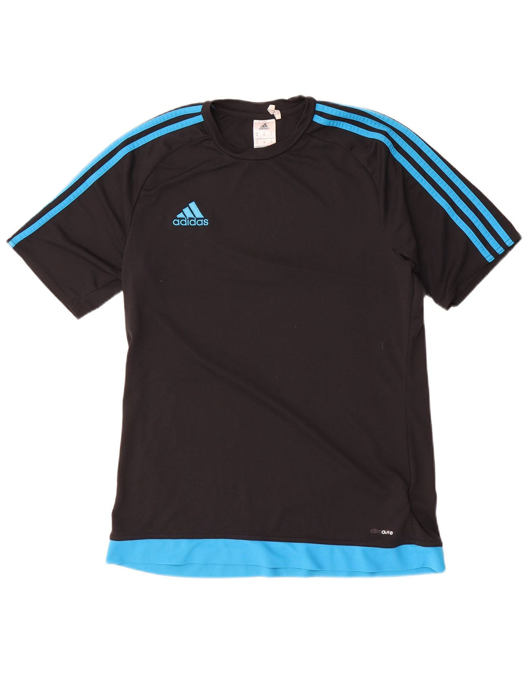 Adidas Hommes Climalite T-Shirt Haut Noir Colorblock Polyester