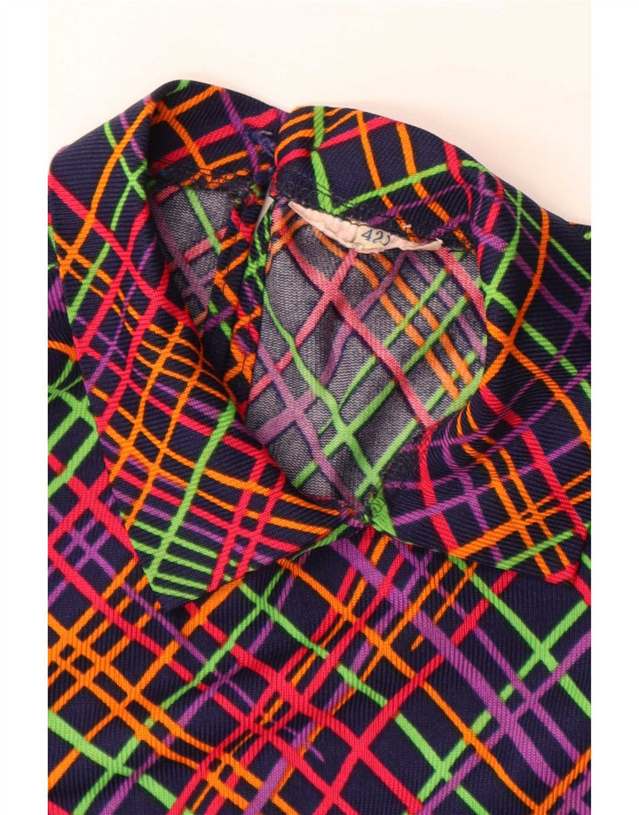 Robe trapèze sans manches pour femmes vintage IT 42 Moyen Géométrique Multicolore