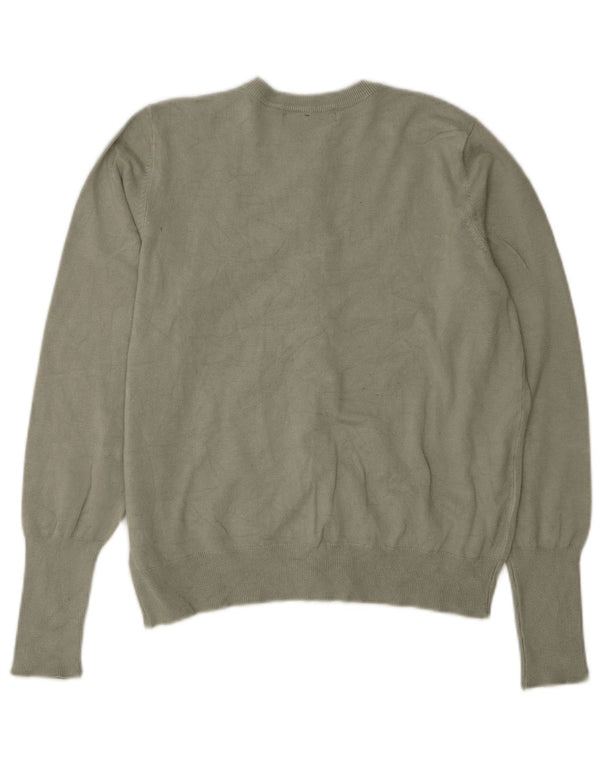 Marks & Spencer Pull cardigan court pour femme UK 14 Large Viscose verte