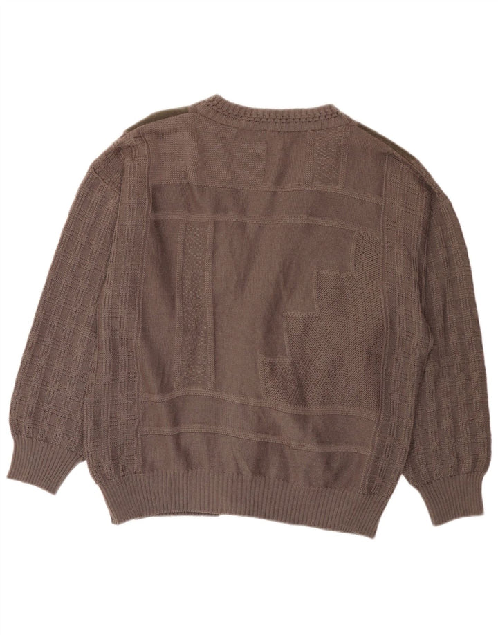 Walbusch Cardigan pour homme IT 54 XL Gris Colourblock