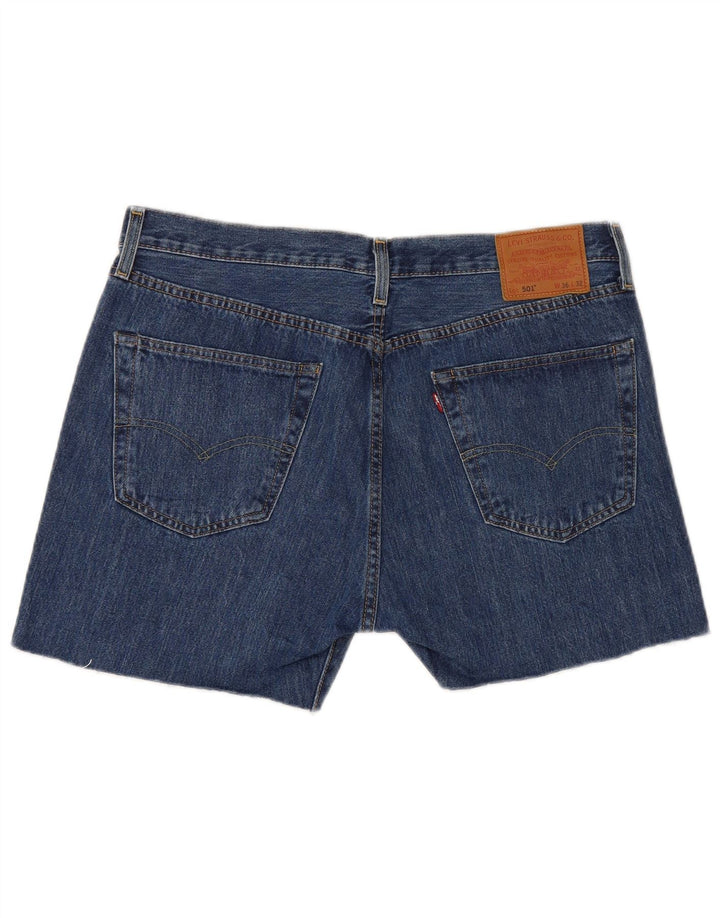 Levi's Short en Jean 501 W36 Homme Bleu Large Coton