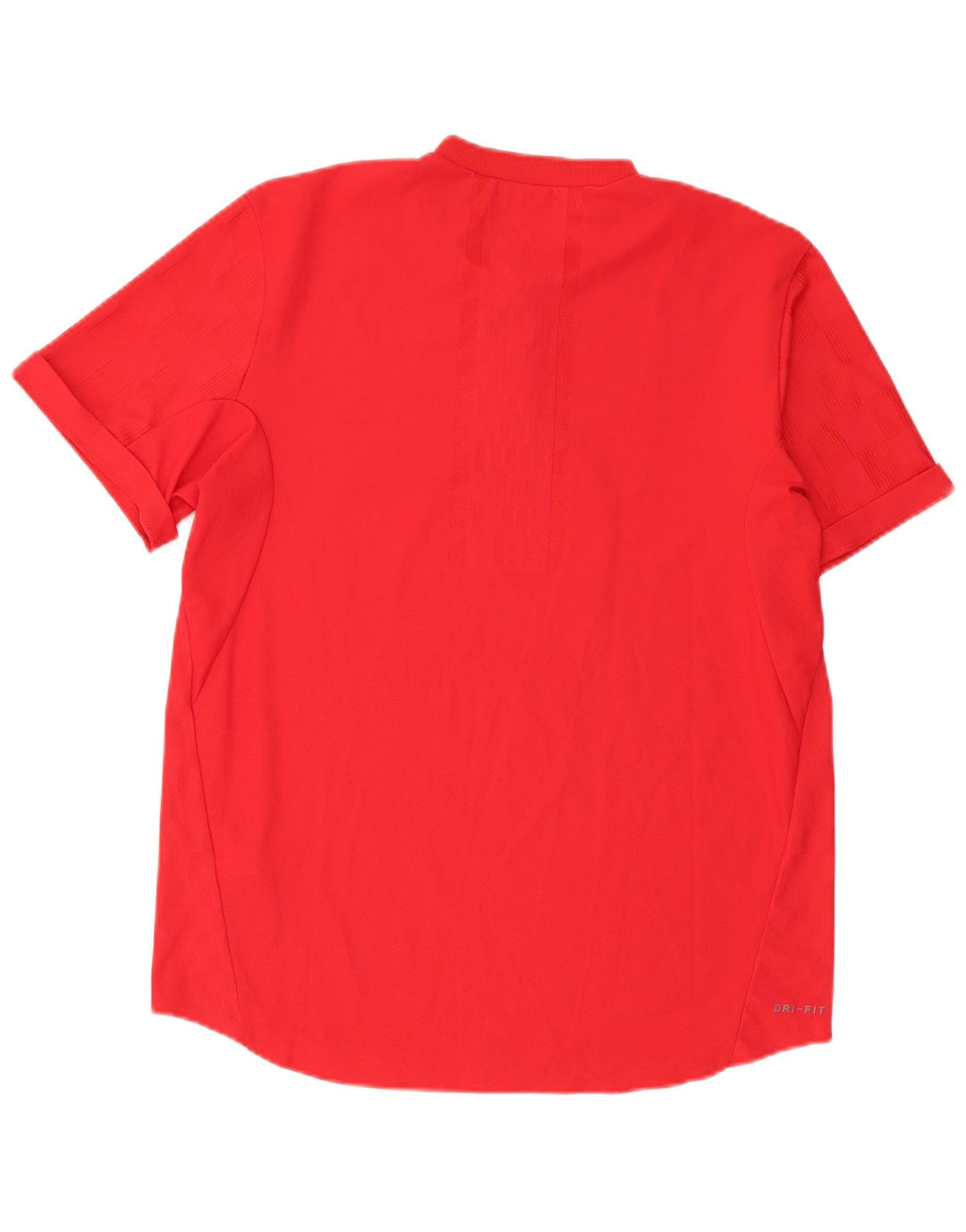 Nike Hommes Dri Fit T-Shirt Haut Large Rouge Polyester