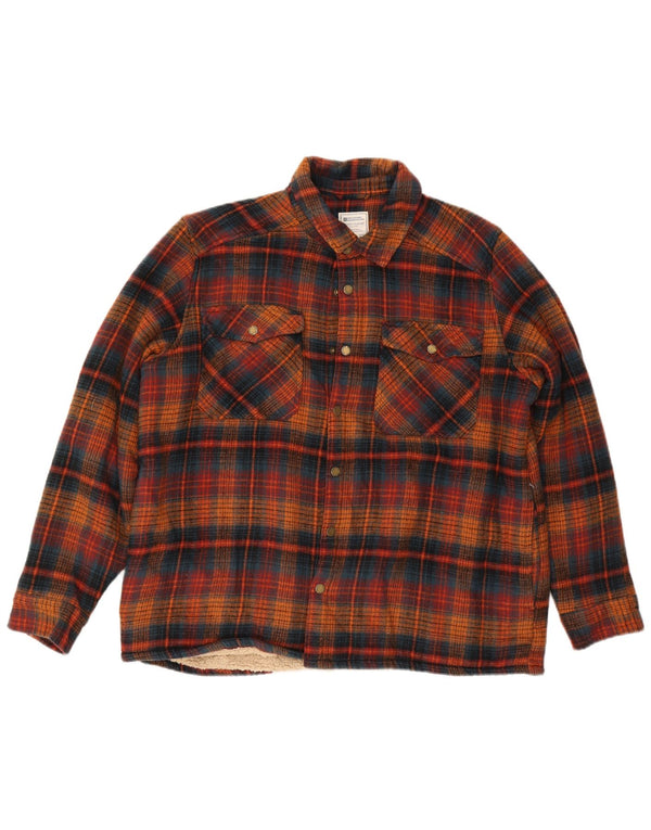 Mountain Warehouse Chemise en flanelle Lumberjack pour homme, grands carreaux multicolores
