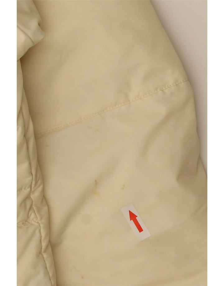 Pheder Manteau rembourré à capuche pour femme IT 46 Large Nylon Jaune