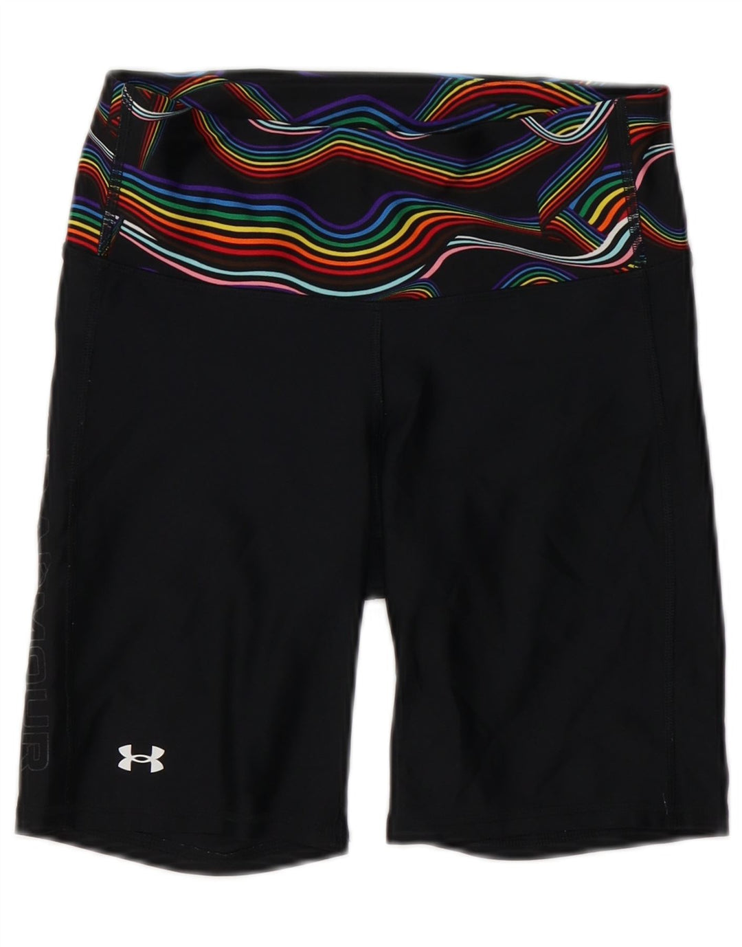 Under Armour Short de sport Heat Gear Femme UK 12 Noir Moyen Polyester