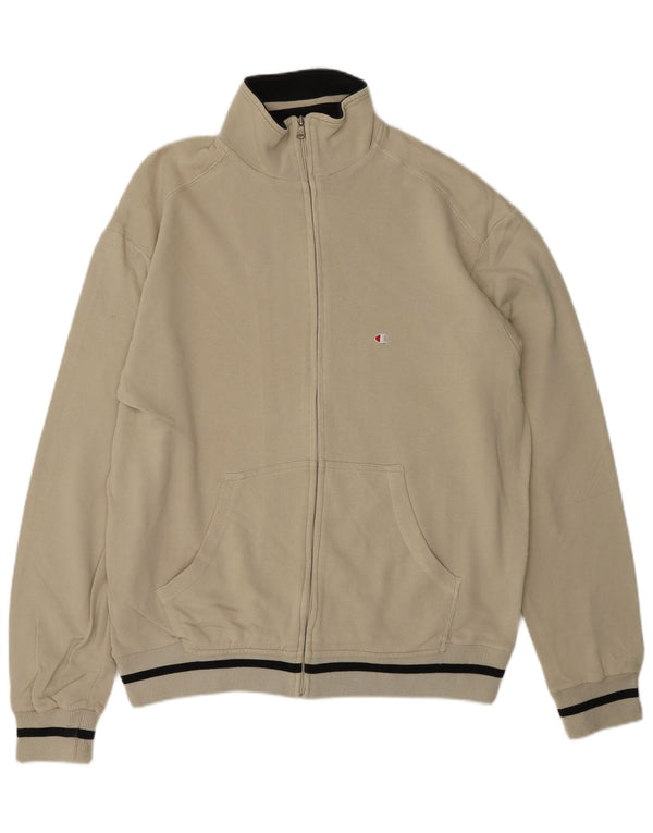 CHAMPION Veste de Survêtement Homme XL Beige Coton