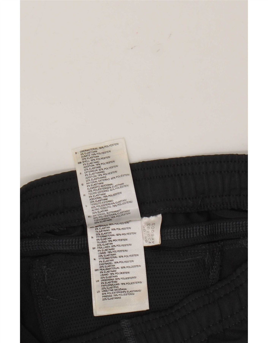 Adidas Climacool Leggings UK 14 Large Gris Colorblock Polyester