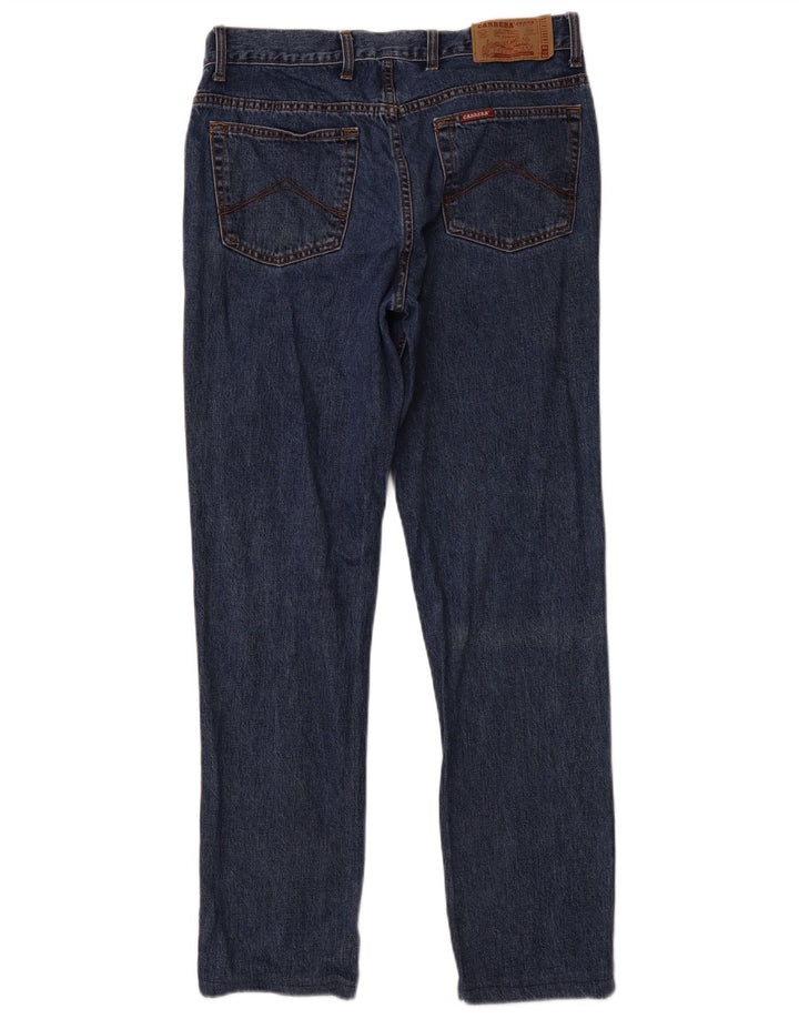 CARRERA Jean Droit 700 Homme IT 50 Large W34 L30 Bleu Marine Coton