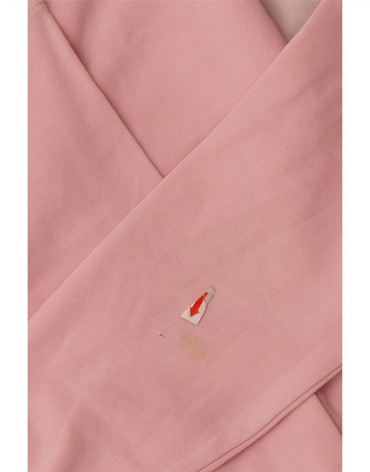 ELLESSE Pull à capuche zippé graphique pour fille 11-12 ans Rose Colourblock