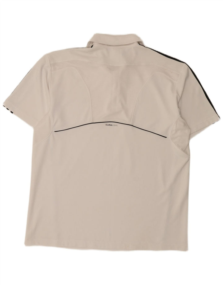 Adidas Homme Climacool Polo XL Blanc Polyester