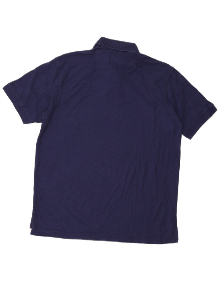 Izod Polo Homme Bleu Marine Moyen Coton