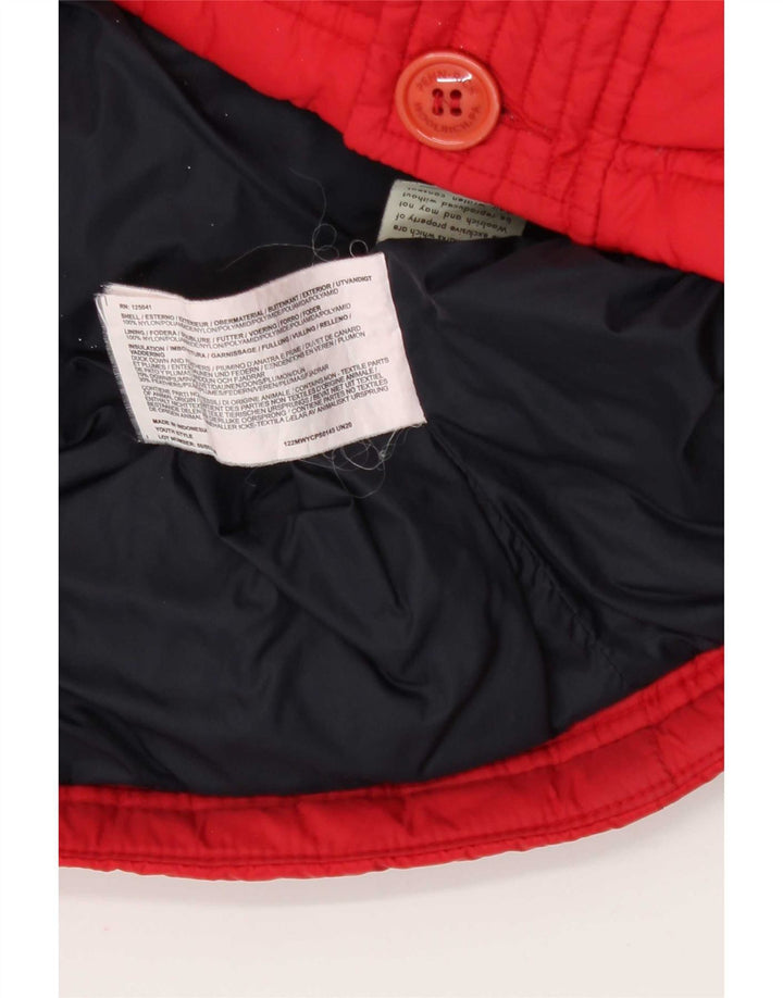 Woolrich Veste matelassée à capuche Penn-Rich pour homme UK 38 Nylon rouge moyen