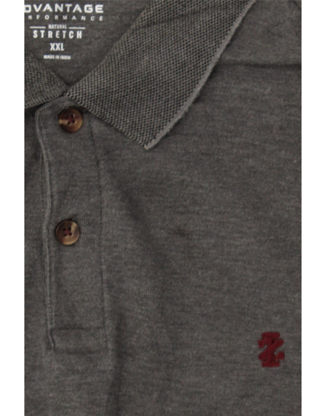 IZOD Mens Polo Shirt 2XL Grey Cotton Vintage Izod and Second-Hand Izod from Messina Hembry 