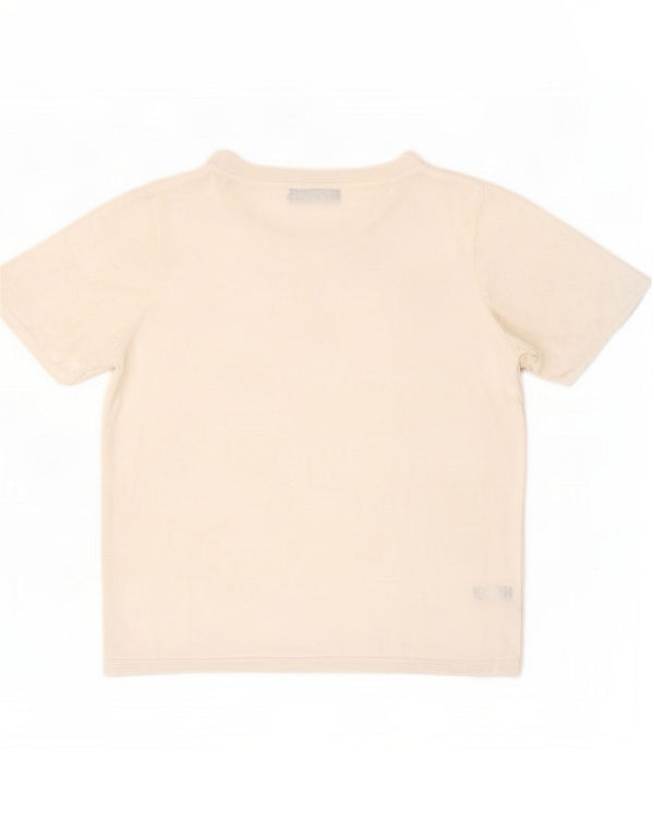 Marks & Spencer Chemisier à manches courtes pour femme UK 12 Viscose blanc moyen