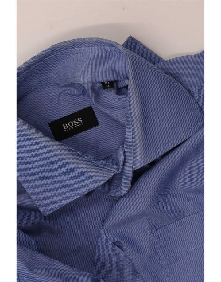 Hugo Boss Chemise Homme Taille 41 16 Grand Bleu