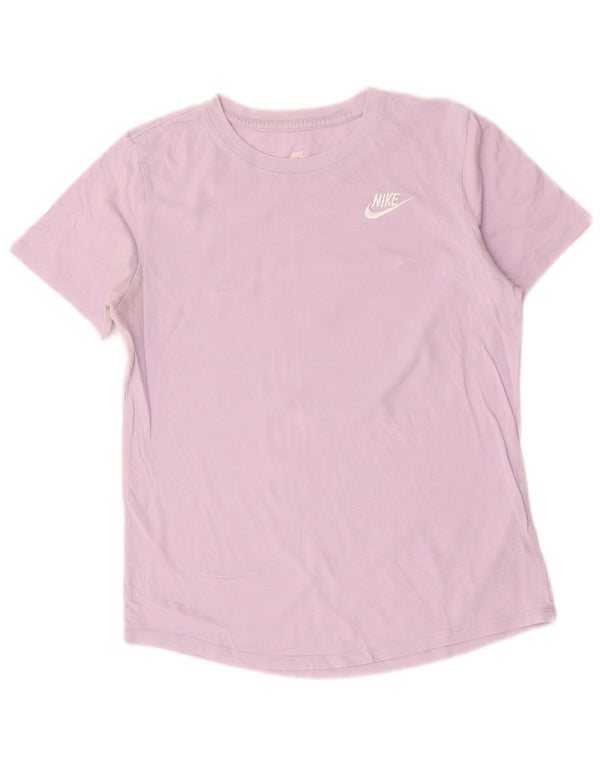 Nike T-shirt surdimensionné pour femme UK 6 XS Violet