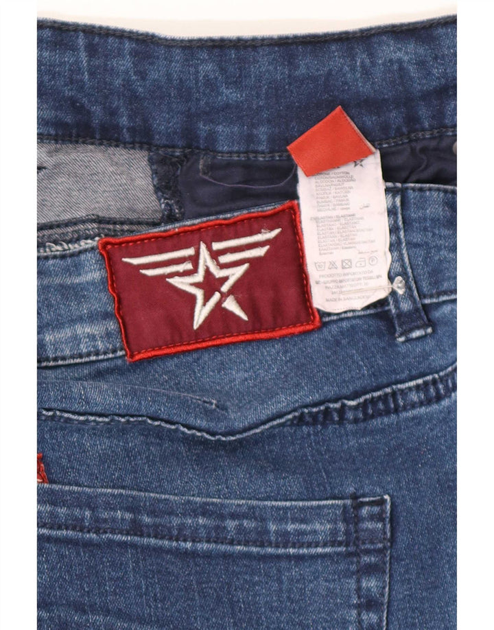 Avirex Jean court homme W40 L27 bleu coton