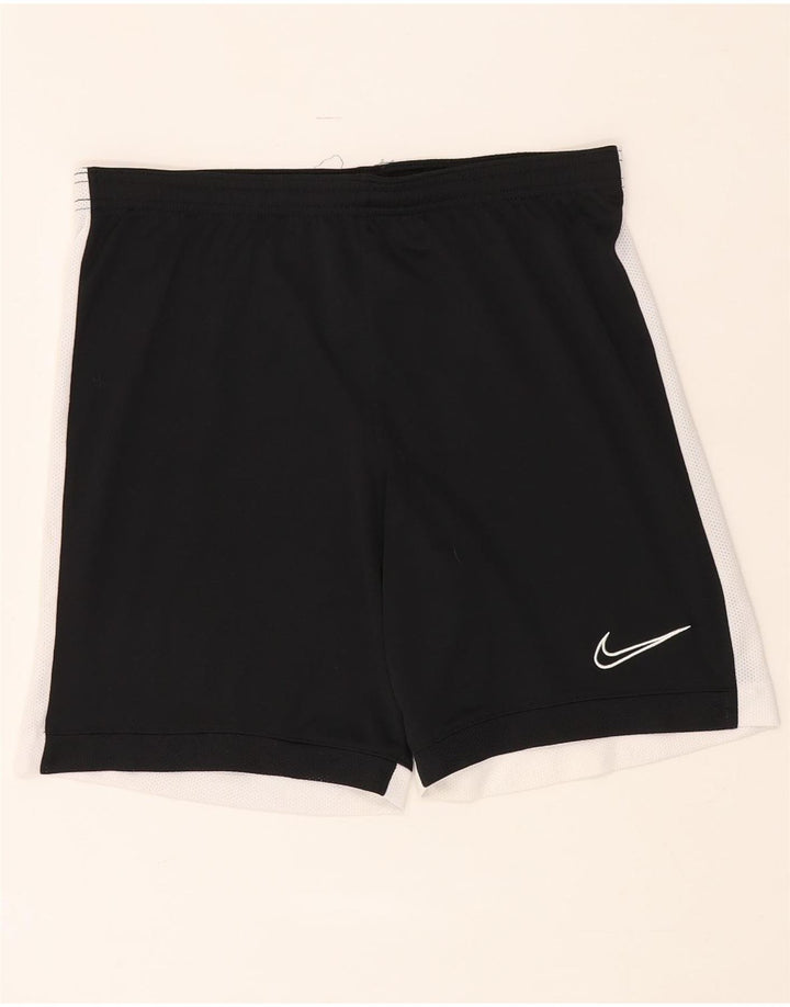 Nike Short de sport pour homme en polyester color block noir moyen