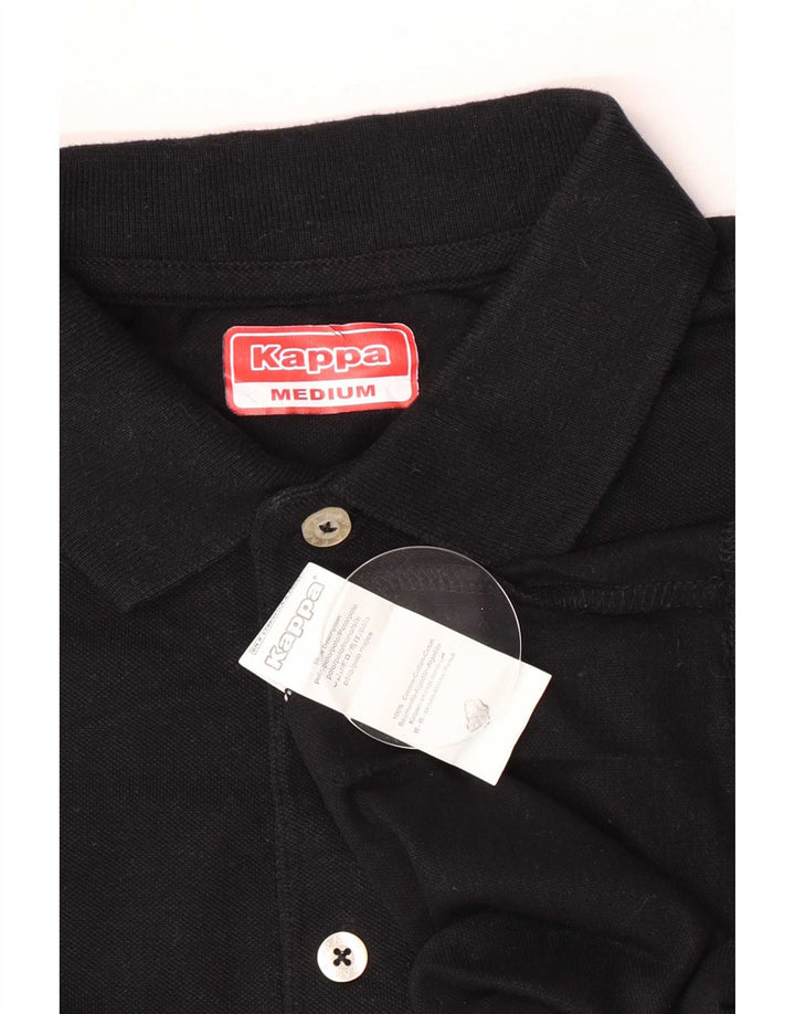 Kappa Polo Homme Noir Moyen Coton